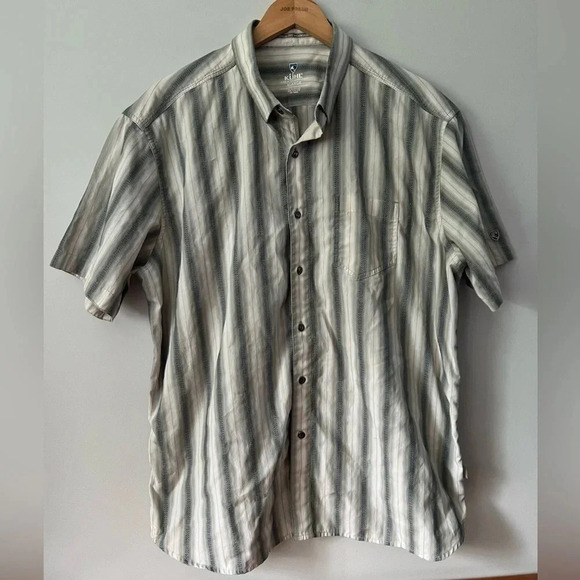 Kuhl Short  Sleeve Button Up Shirt | Neutrals | XL - Picture 1 of 5